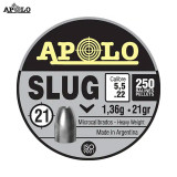 Apolo Slug .22 cal/5.5mm 28 gr Pellets (Tin/250)