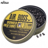 Apolo Air Boss Domed Field Target .177 cal/4.49-4.52mm Pellets (Tin/500)