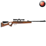 Hatsan Mod 65 (.22 cal) QE Air Rifle Combo- Walnut