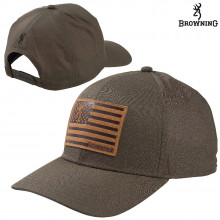 Browning Co. USA Flag Patch Cap- Loden