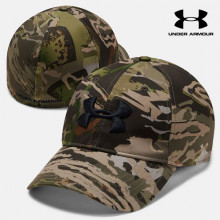 Under Armour Camo Stretch Fit Cap (L/XL)- RR Forest 