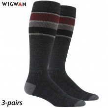 Wigwam Tall Trekker Fusion Socks (9-12) Oxford 3-PAIR