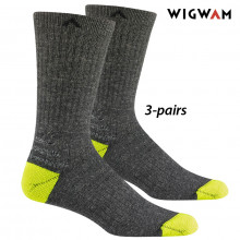 Wigwam Merino Tradesman Socks (9-12) Charcoal 3-PAIR