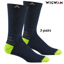 Wigwam Merino Tradesman Socks (9-12) Navy II 3-PAIR
