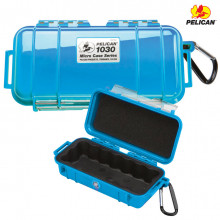 Pelican 1030 Micro Case- Solid Blue
