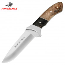 Winchester Fine Edge Large Fixed Blade- Burlwood