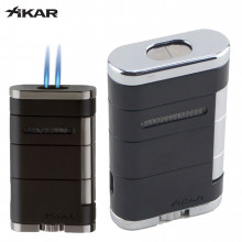Xikar Allume Double Lighter- Black