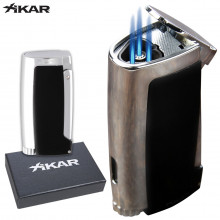 Xikar Pulsar Triple Jet Flame Lighter- Black