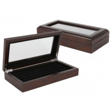 Tabula Rasa Britannica Cufflinks Case 20-pair Mahogany