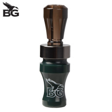 Buck Gardner Dbl Cross Acrylic/Poly Duck Call- Mallard Green/Smoke