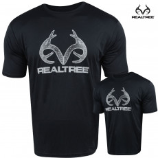 Realtree Digi Antler Performance T-Shirt - Black