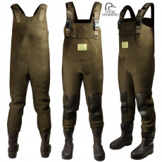 Ducks Unlimited Swamp Dog 5mm 1000g Waders - Brown