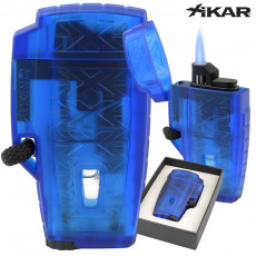 Xikar Stratosphere ll Single Torch Lighter- Blue