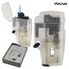 Xikar Stratosphere ll Single Torch Lighter- Clear