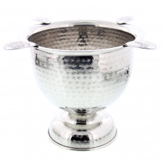 Stinky Brand Tall Ashtray - Antique Hammered Stainless