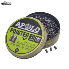 Apolo Pointed .177 cal/4.5mm Pellets (Tin/500)