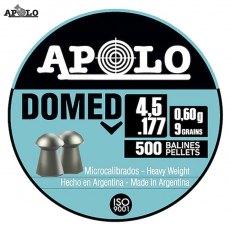 Apolo Domed .177 cal/4.5mm Pellets (Tin/500)