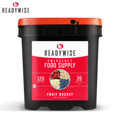 ReadyWise Food Freeze Dried Fruit Bucket (120 Servings)