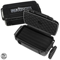 Drew Estate 15-ct Travel Humidor- Black