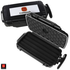 E.P. Carrillo 5-ct Travel Humidor- Black