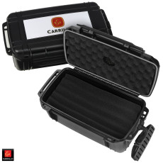 E.P. Carrillo 15-ct Travel Humidor- Black