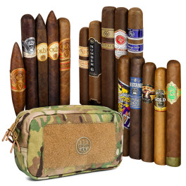 Tasty Elixir 15-Cigar Sampler & Utility Pouch Combo