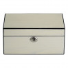 Reed & Barton Modern Lines Jewelry Box - Cream