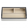 Reed & Barton Modern Lines Jewelry Box - Cream